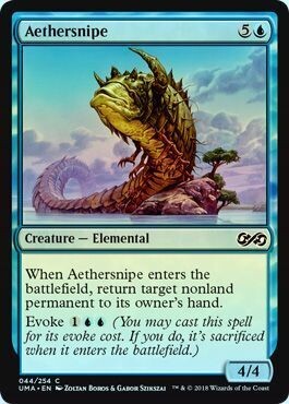 Aethersnipe 044/254 - Foil
Ultimate Masters Foil Singles