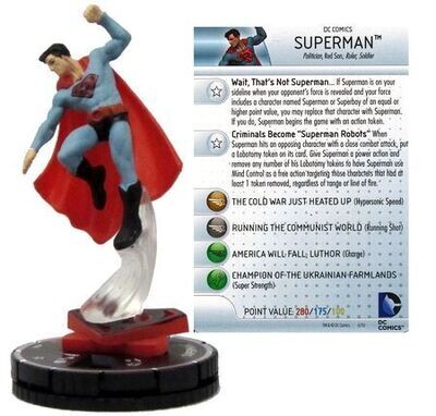 SH Superman #065 Chase Rare Superman and Wonder Woman DC Heroclix
DC HeroClix: Superman and Wonder Woman Singles Sin Tarjeta