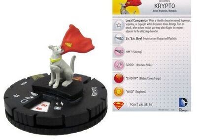 SH Krypto #050 Superman and Wonder Woman DC Heroclix
DC HeroClix: Superman and Wonder Woman Singles Sin Tarjeta