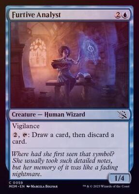 Furtive Analyst 0059 - Foil March of the Machine Foil Singles