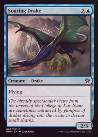 Soaring Drake 066/281 - Foil
Dominaria United Foil Singles