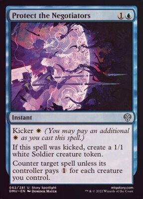 Protect the Negotiators 062/281 - Foil Dominaria United Foil Singles