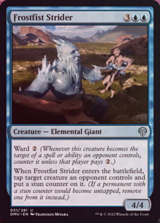Frostfist Strider 051/281 - Foil
Dominaria United Foil Singles
