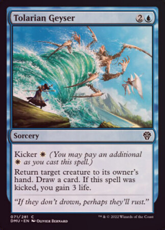Tolarian Geyser 071/281 - Foil Dominaria United Foil Singles