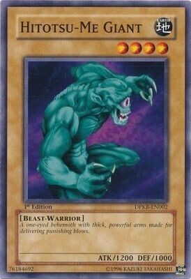 Hitotsu-Me Giant - DPKB-EN002 - Common 1st Edition Duelist Pack: Kaiba 1st Edition Singles