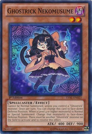 SH Ghostrick Nekomusume - LVAL-EN023 - Common 1st Edition
Legacy of the Valiant 1st Edition Singles