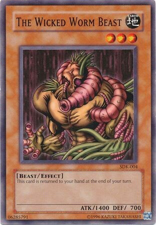 The Wicked Worm Beast - SDK-004 - Common Unlimited Starter Deck: Kaiba [SDK] Unlimited Singles