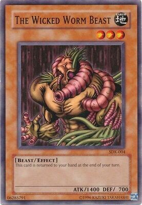 The Wicked Worm Beast - SDK-004 - Common Unlimited Starter Deck: Kaiba [SDK] Unlimited Singles