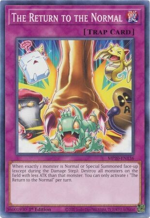 The Return to the Normal - MP20-EN136 - Common 1st Edition 2020 Mega-Tin: Lost Memories 1st Edition Singles