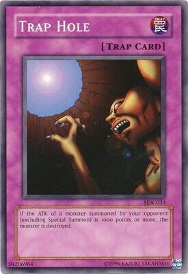 Trap Hole - SDK-033 - Common Unlimited Starter Deck: Kaiba [SDK] Unlimited Singles