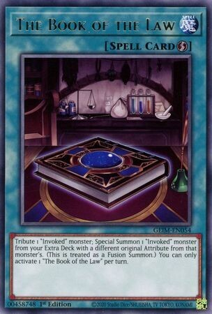 The Book of the Law - GEIM-EN054 - Rare 1st Edition Genesis Impact [GEIM] 1st Edition Singles (espanol)