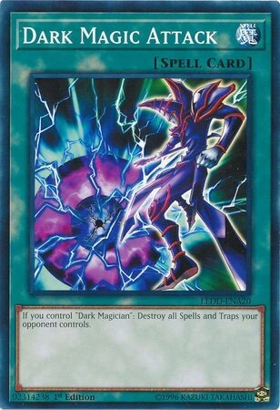 Dark Magic Attack - LEDD-ENA20 - Common 1st Edition Legendary Dragon Decks Singles