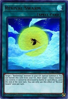 Revival Swarm - BLHR-EN041 - Ultra Rare 1st Edition
Battles of Legend: Hero&#39;s Revenge Singles