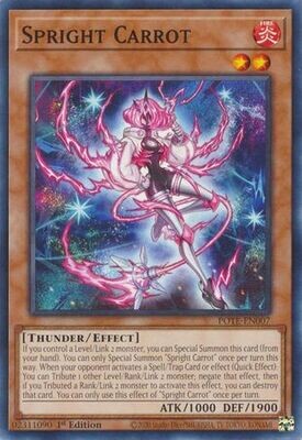 Spright Carrot - POTE-EN007 - Common 1st Edition Power of the Elements 1st Edition Singles *Espanol*