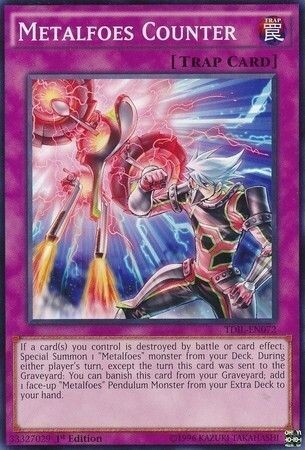 Metalfoes Counter - TDIL-EN072 - Common 1st Edition The Dark Illusion 1st Edition Singles