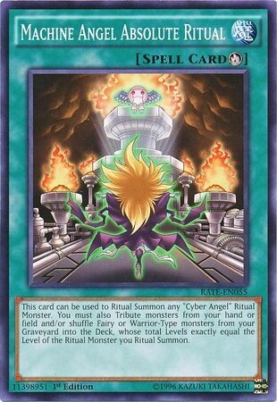 Machine Angel Absolute Ritual - RATE-EN055 - Common 1st Edition Raging Tempest 1st Edition Singles (espanol)