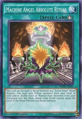 Machine Angel Absolute Ritual - RATE-EN055 - Common 1st Edition
Raging Tempest 1st Edition Singles