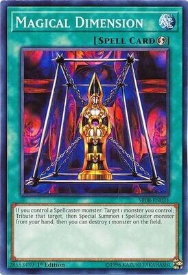 Magical Dimension - SR08-EN031 - Common 1st Edition Structure Deck: Order of the Spellcasters Singles