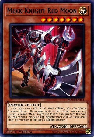 Mekk-Knight Red Moon - MP18-EN181 - Rare 1st Edition
2018 Mega-Tins Singles
