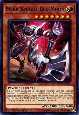 Mekk-Knight Red Moon - MP18-EN181 - Rare 1st Edition
2018 Mega-Tins Singles