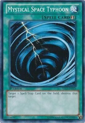 Mystical Space Typhoon - YS12-EN024 - Common 1st Edition Starter Deck: Xyz Symphony 1st Edition Singles (espanol)