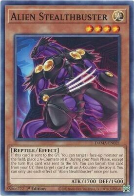 Alien Stealthbuster - DAMA-EN021 - Common 1st EditionDawn of Majesty 1st Edition Singles *Español*