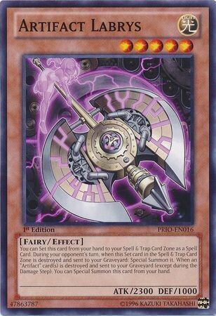 Artifact Labrys - PRIO-EN016 - Common 1st EditionPrimal Origin 1st Edition Singles*Español*