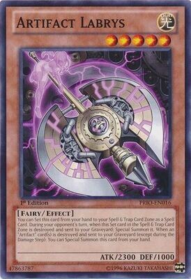 Artifact Labrys - PRIO-EN016 - Common 1st EditionPrimal Origin 1st Edition Singles*Español*