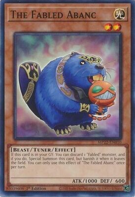 The Fabled Abanc - MP22-EN010 - Common 1st Edition
2022 Mega-Tin: Pharaoh&#39;s Gods 1st Edition Singles
