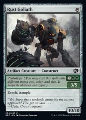 Rust Goliath 204/287
The Brothers&#39; War Singles