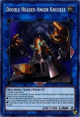 Double Headed Anger Knuckle - BLHR-EN048 - Secret Rare 1st Edition Battles of Legend: Hero&#39;s Revenge Singles