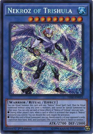 Nekroz of Trishula - THSF-EN015 - Secret Rare 1st Edition
The Secret Forces (THSF) 1st Edition Singles