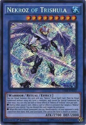 Nekroz of Trishula - THSF-EN015 - Secret Rare 1st Edition
The Secret Forces (THSF) 1st Edition Singles
