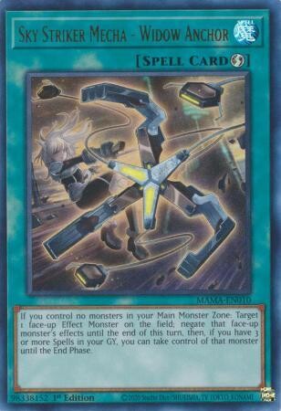 GA Sky Striker Mecha - Widow Anchor - MAMA-EN010 - Ultra Rare 1st Edition
Magnificent Mavens 1st Edition Singles