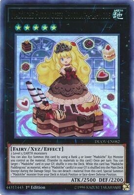 SH Madolche Puddingcess Chocolat-a-la-Mode - DUOV-EN082 - Ultra Rare 1st Edition Duel Overload 1st Edition Singles