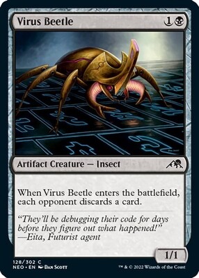 Virus Beetle 128/302 - Kamigawa Neon Dynasty Singles