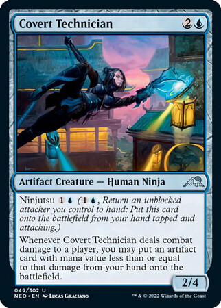 Covert Technician 049/302
Kamigawa Neon Dynasty Singles