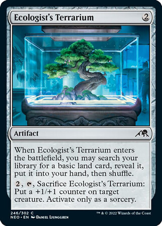 Ecologist&#39;s Terrarium 246/302 Kamigawa Neon Dynasty Singles (espanol)