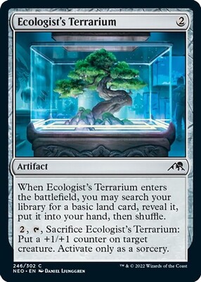 Ecologist&#39;s Terrarium 246/302 Kamigawa Neon Dynasty Singles (espanol)