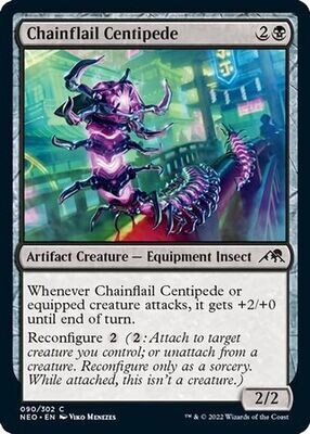 Chainflail Centipede 090/302 - Kamigawa Neon Dynasty Singles (Español)