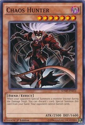 Chaos Hunter - SDMP-EN014 - Common 1st Edition
Structure Deck: Master of Pendulum Singles