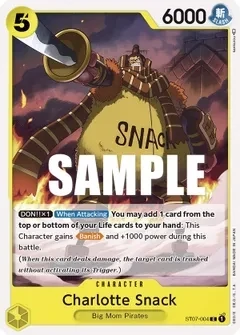 Charlotte Snack - Starter Deck 7: Big Mom Pirates (ST-07)
Starter Deck 7: Big Mom Pirates