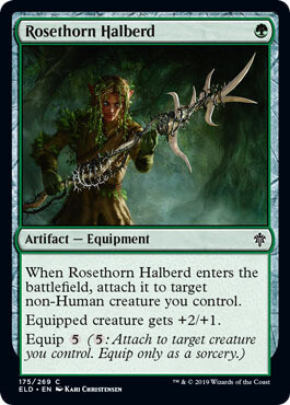 Rosethorn Halberd 175/269 - Throne of Eldraine Singles (Español)