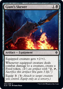 Giant&#39;s Skewer 091/269 - Throne of Eldraine Singles