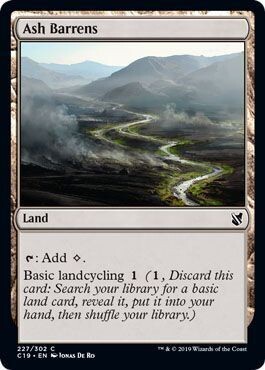 Ash Barrens 227/302 - Commander 2019 Singles