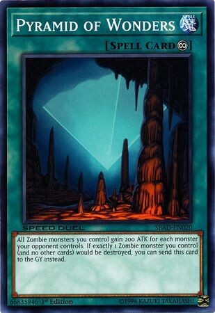 Pyramid of Wonders - SBAD-EN020 - Common 1st Edition Speed Duel: Attack from the Deep Singles