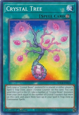 Crystal Tree - SDCB-EN024 - Common 1st Edition Legend of the Crystal Beasts 1st Edition Singles