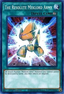 The Resolute Meklord Army - LED7-EN050 - Common 1st Edition Legendary Duelists: Rage of Ra 1st Edition Singles (espanol)