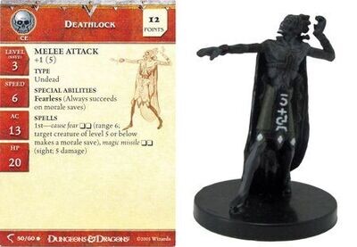 SJ Deathlock #50 Deathknell D&amp;D Miniatures
Deathknell (D&amp;D) Sin Tarjeta