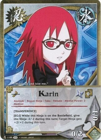 Karin [Transference] - 1189 - Common
Naruto: Tournament (Chibi) Pack 3